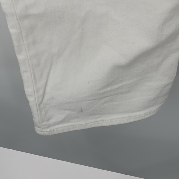 Madewell Mid-rise Kick out ankle jeans white denim bootcut flare women 28 - Picture 8 of 9